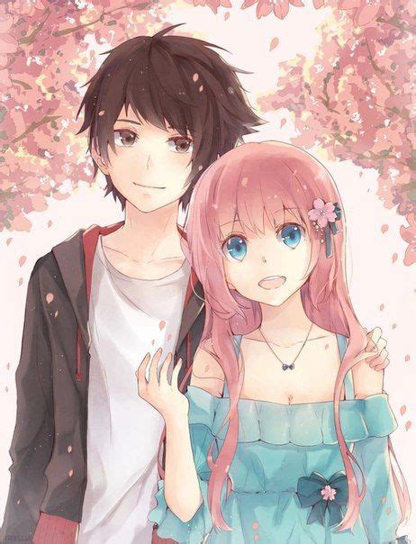 Anime Couple Pink Hair