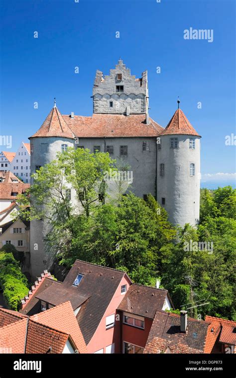 Meersburg castle, also known as Alte Burg castle, Meersburg, Lake ...