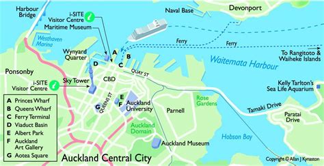 Auckland cruise terminal map - Auckland cruise ship terminal map (New ...