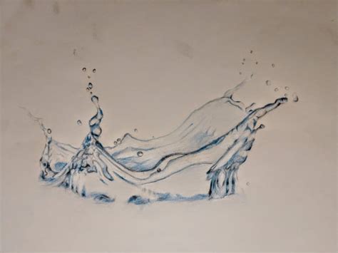 Tried to draw water splash. How did I do? - 9GAG