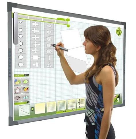 Top Quality Ultrosonic Smart Board Portable Interactive Whiteboard for Smart creactive Class to ...