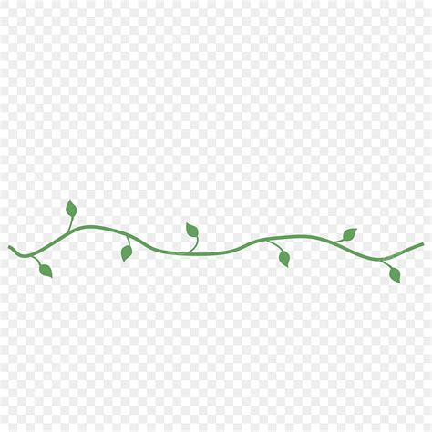 Vine Divider Hd Transparent, Branch Vine Dividing Line, Spring, Green, Twig PNG Image For Free ...