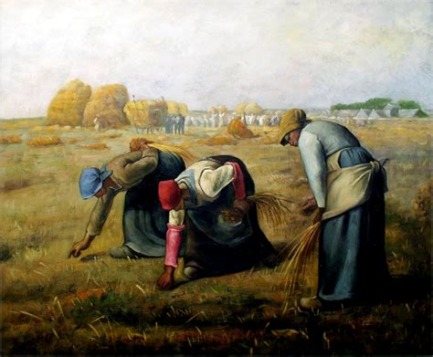 Framed Millet Jean-Francois the Gleaners Repro Hand Painted Oil Painting 20x24in | eBay