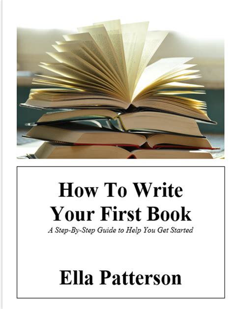 How To Write Your First Book