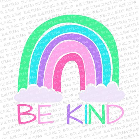 Be Kind Rainbow SVG Rainbow SVG Be Kind SVG Digital Svg | Etsy