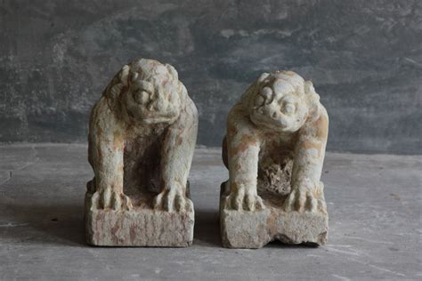 carved chinese guardian lions - Clubcu