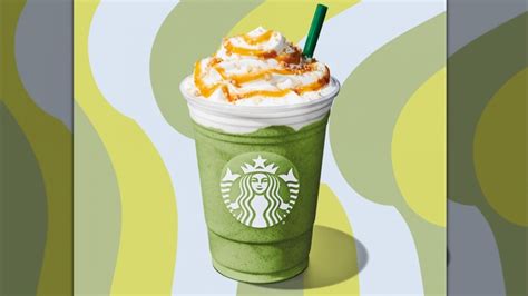 Starbucks' St. Patrick's Day Drink Puts A Caramel Twist On The Matcha ...