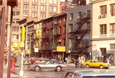 New York City street scene (1982) | © photo by Paul Wright N… | Flickr