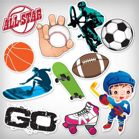 Custom Sports Stickers | Weather-Resistant for Long Lasting Effect