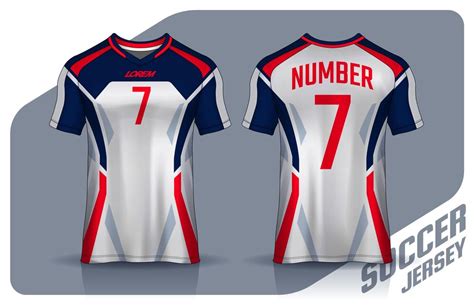 Premium Vector | Tshirt sport design template Soccer jersey mockup for football club uniform ...