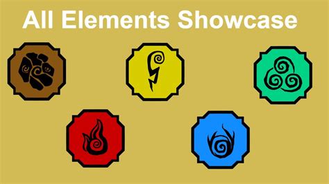 Shindo Life "ALL ELEMENTS Showcase" - YouTube