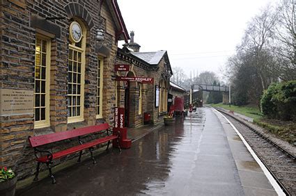 Keighley and Worth valley railway, Oakworth, Haworth and Oxenhope, West Yorkshire, England, with ...