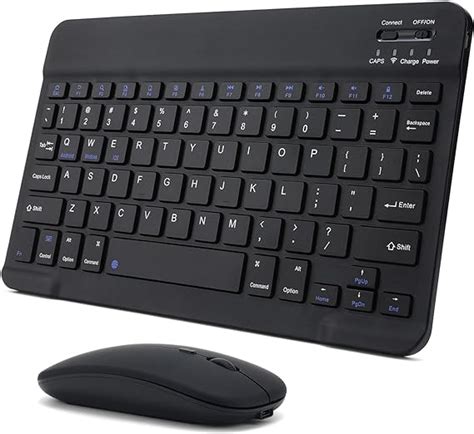 Amazon.com: Rechargeable Bluetooth Keyboard and Mouse Combo Ultra-Slim ...