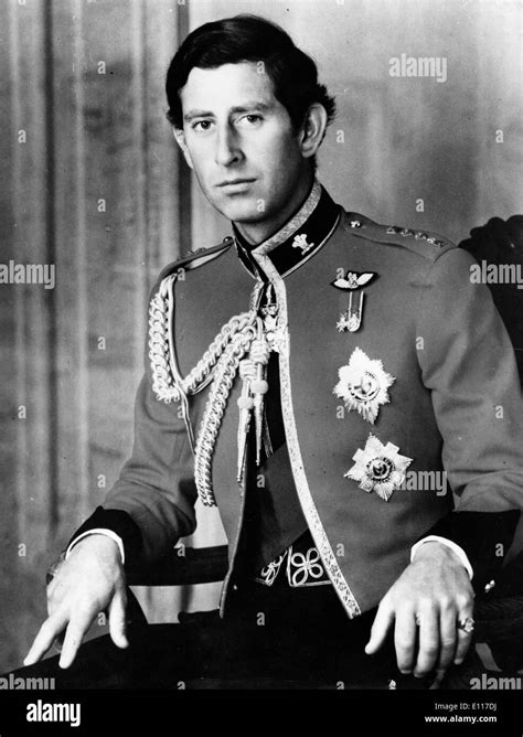 Portrait of Prince Charles in uniform Stock Photo - Alamy