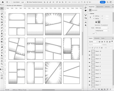 110 Photoshop Comic Brushes Adobe Fresco Comics Brush Comic - Etsy