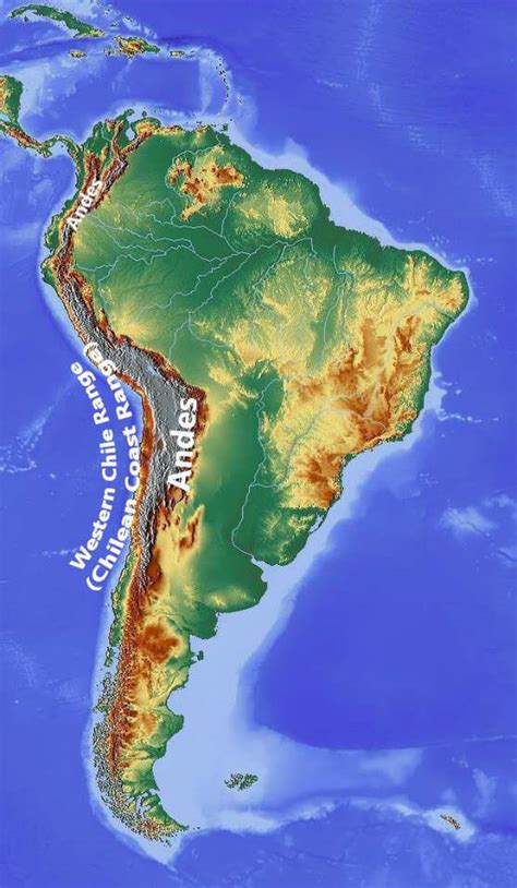 Mountains In South America Map - Best Event in The World