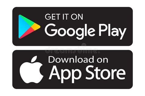 Google Play App Store Icons Editorial Stock Image - Illustration of isolated, market: 123024624