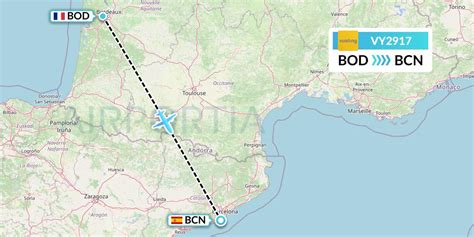 VY2917 Flight Status Vueling: Bordeaux to Barcelona (VLG2917)