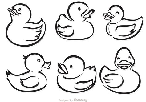 Duck Outline Drawing at PaintingValley.com | Explore collection of Duck Outline Drawing