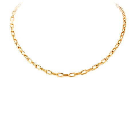 Gold Link Chain Necklace Transparent HQ PNG Download | FreePNGImg
