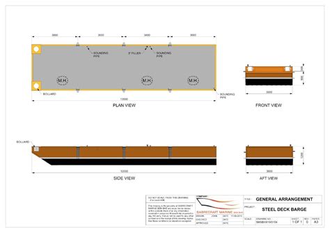 New Sabrecraft Marine Spud Barge Road Transportable Aluminium ...