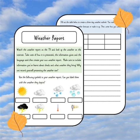 Weather Report for Kids - Petal Resources