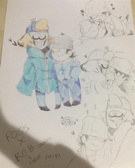 Ania-chanUwU on Instagram: “my doobles of ross x rob (robert) original ...