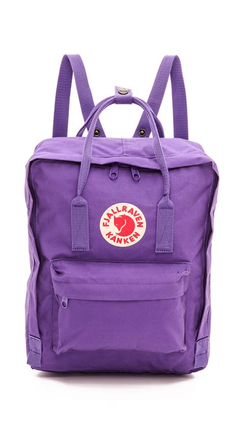 Fjallraven Kanken Backpack - Black/Graphite in Purple | Lyst