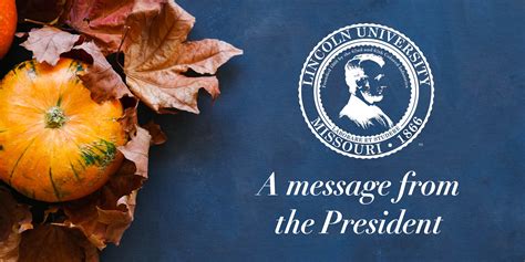 HBCU News - A Thanksgiving Message from Lincoln University's President