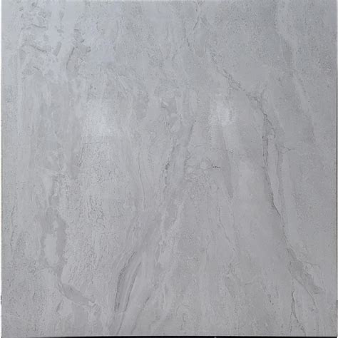 Luxury Grey Gloss 32 in. x 32 in. Rectified Glazed Porcelain Floor Tile (20.65 sq. ft.)-05PMQ ...