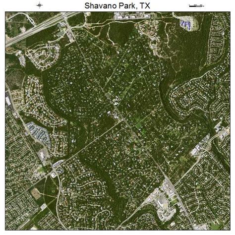 Aerial Photography Map of Shavano Park, TX Texas