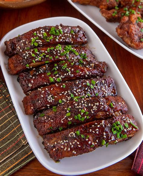 Sticky Asian Pork Ribs Recipe for Chinese Style Baked Ribs