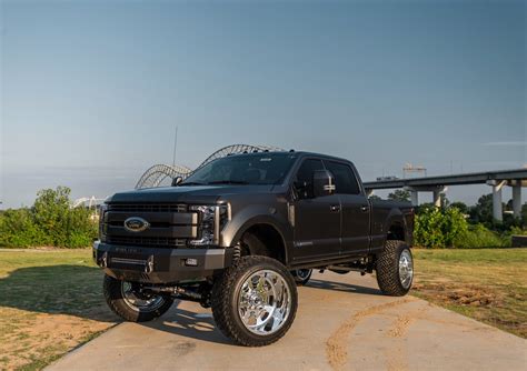 King Lift of Black Ford F-250 oith Silver Fuel Offroad Rims | F250 ...