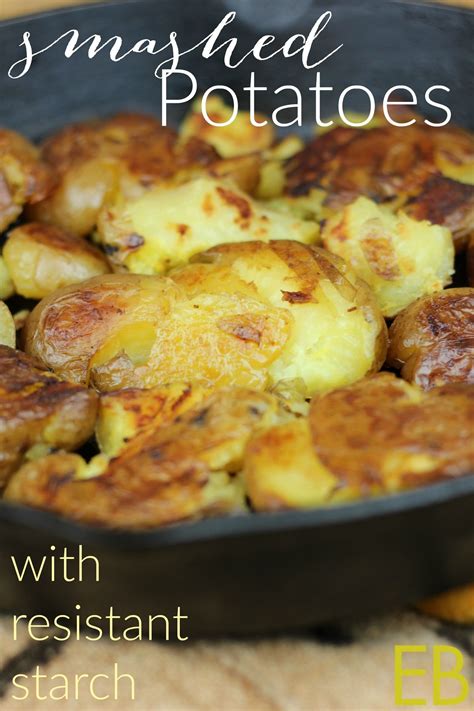 Smashed Potatoes (with resistant starch, Paleo, Whole30, Vegan, prebiotics) | Recipe | Recipes ...