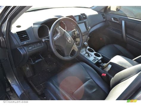 Black Interior 2008 Toyota Highlander Sport 4WD Photo #98750651 ...