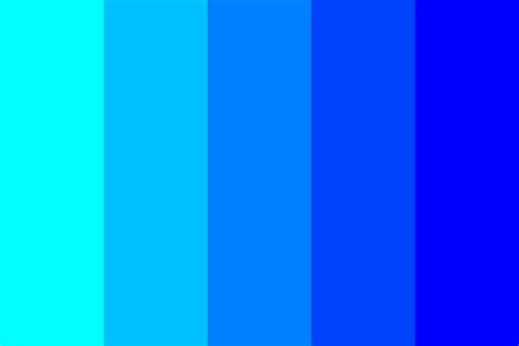 combination cyan-blue Color Palette