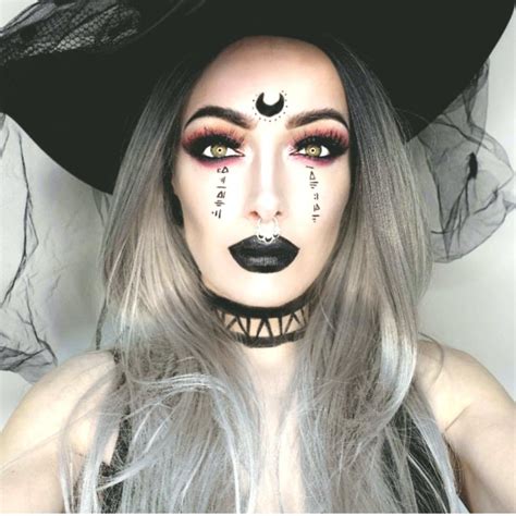Modern glam witch makeup | Halloween makeup witch, Halloween makeup diy easy, Halloween makeup diy