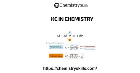 What Is Kc In Chemistry? | Chemistry Skills