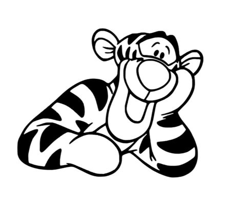 Tigger Disney SVG for Craft Machines Cricut Cameo Silhouette - Etsy Israel