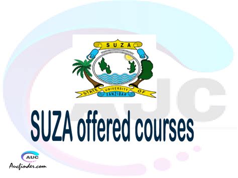 SUZA courses 2024 | State University of Zanzibar offered Courses 2024