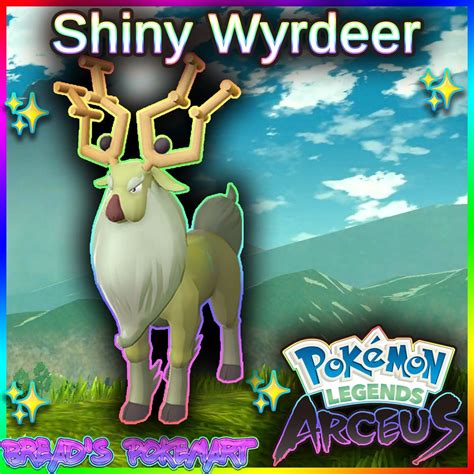 Shiny Wyrdeer alpha best Stats // Pokemon Legends: Arceus - Etsy