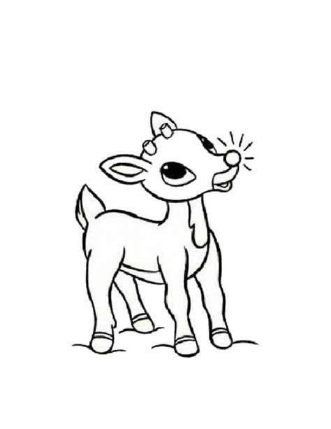 20+ Free Printable Rudolph Coloring Page - EverFreeColoring.com