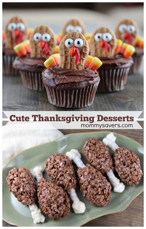 Cute Thanksgiving Desserts - Mommysavers | Mommysavers