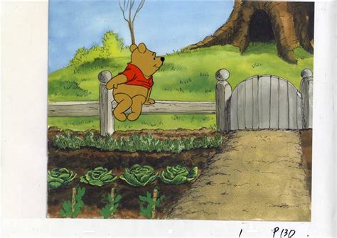 Original Production Cel of Winnie the Pooh from Disney TV