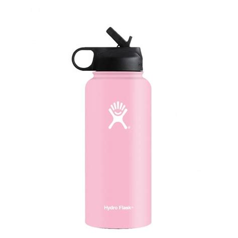 32 OZ Wide Mouth W/ Straw Lid Pink | Pink hydro flask, Pink, Flask