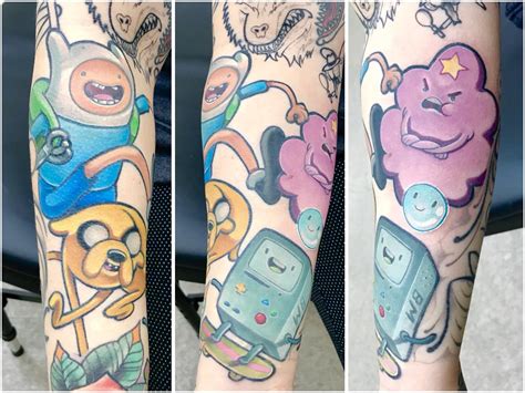 Update to Adventure time tattoo - some color! : r/adventuretime