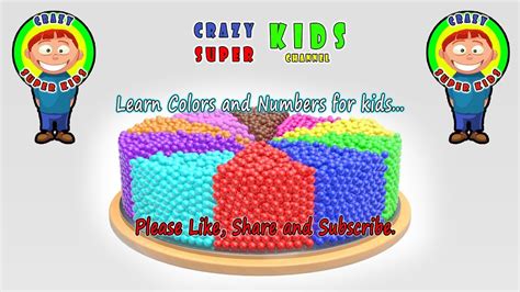 Learn Colors For Kids with Color Balls Animation from Crazy Super Kids - YouTube