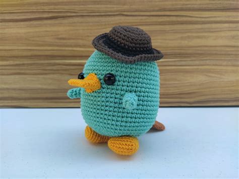 Perry the Platypus Crochet Pattern Phineas and Ferb Pattern - Etsy