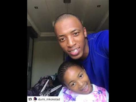 Dumi Mkokstad And His Family