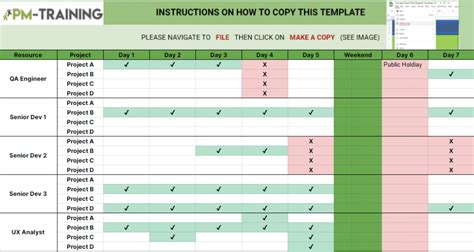 Free Resource Plan Template Google Sheets | Templates, Free resources ...